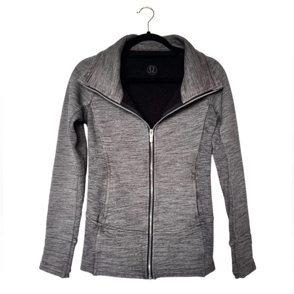 Lululemon Radiant Jacket in Dark Gray Size 4